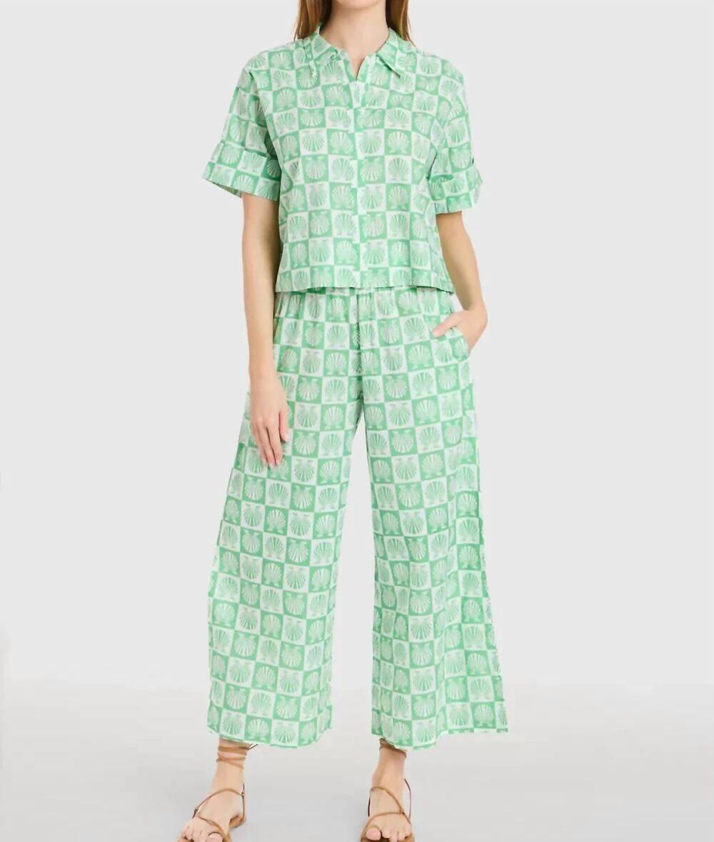 NEW LIVRO beach pant in shell tiles